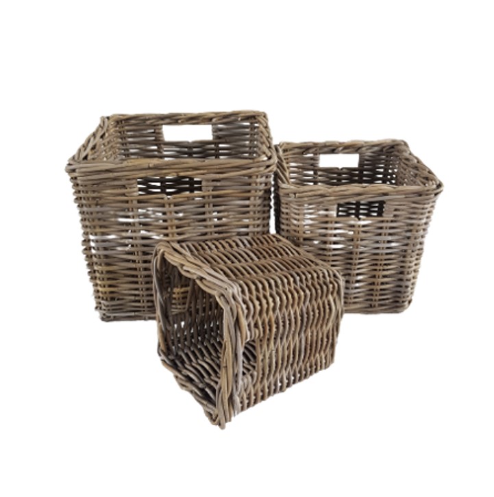 Gray Kubu Storage Basket